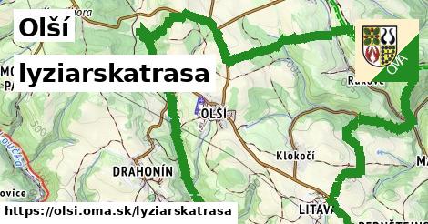 Olší Lyžiarske trasy  