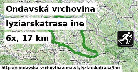 Ondavská vrchovina Lyžiarske trasy iná 