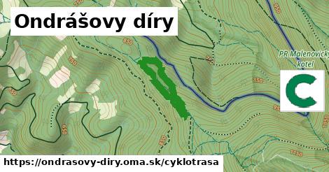 Ondrášovy díry Cyklotrasy  