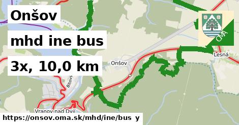 Onšov Doprava iná bus