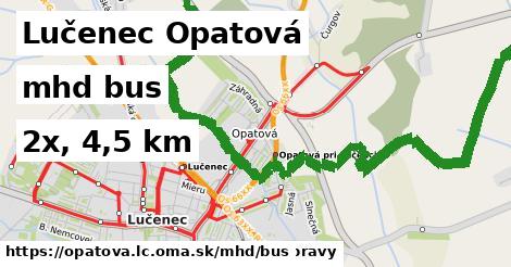 Lučenec Opatová Doprava bus 