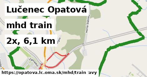 Lučenec Opatová Doprava train 