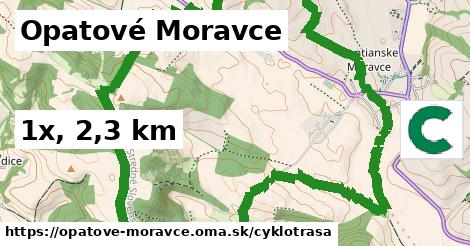 Opatové Moravce Cyklotrasy  