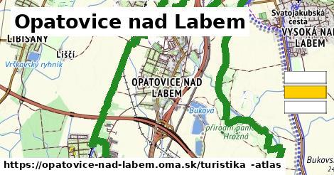 Opatovice nad Labem Turistické trasy  