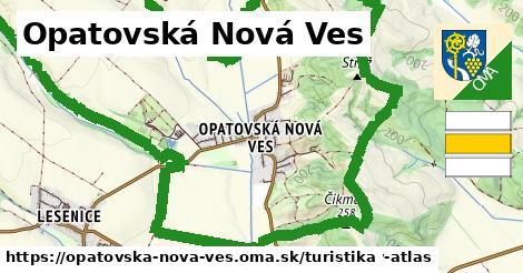 Opatovská Nová Ves Turistické trasy  