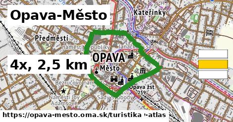 Opava-Město Turistické trasy  