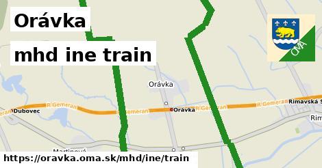 Orávka Doprava iná train