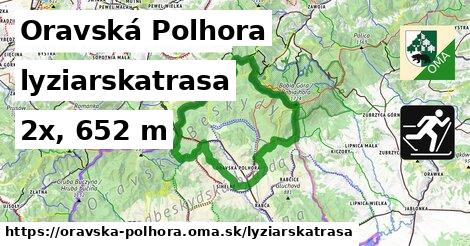 Oravská Polhora Lyžiarske trasy  
