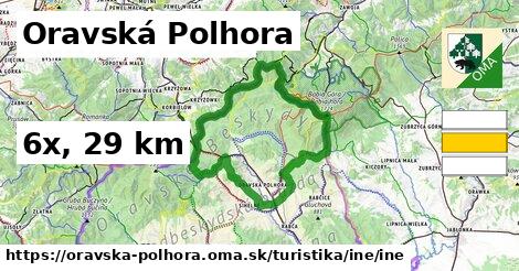 Oravská Polhora Turistické trasy iná iná