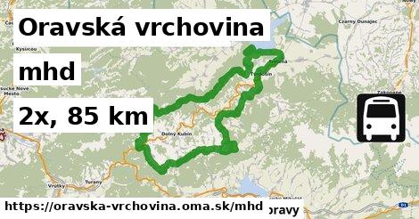Oravská vrchovina Doprava  