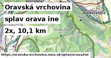 Oravská vrchovina Splav orava iná