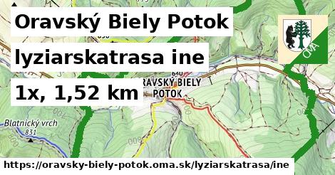 Oravský Biely Potok Lyžiarske trasy iná 