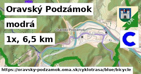 Oravský Podzámok Cyklotrasy modrá bicycle