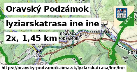 Oravský Podzámok Lyžiarske trasy iná iná