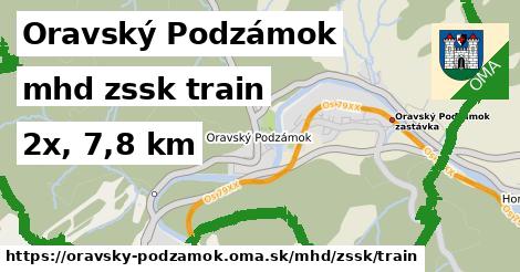 Oravský Podzámok Doprava zssk train