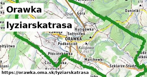 Orawka Lyžiarske trasy  