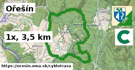 Ořešín Cyklotrasy  