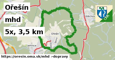 Ořešín Doprava  