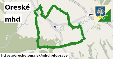 Oreské Doprava  