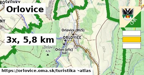 Orlovice Turistické trasy  