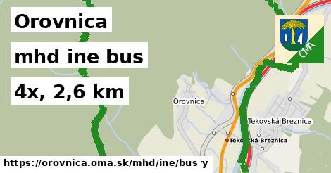 Orovnica Doprava iná bus