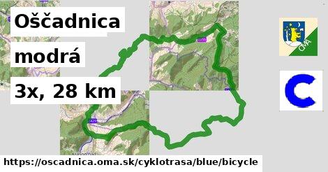 Oščadnica Cyklotrasy modrá bicycle