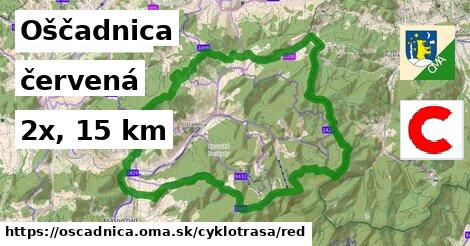 Oščadnica Cyklotrasy červená 