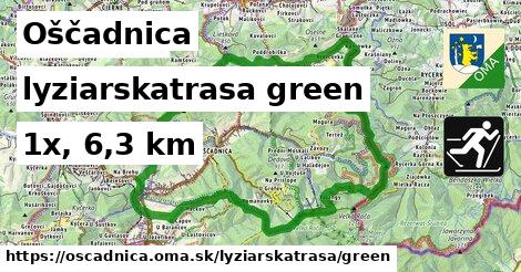 Oščadnica Lyžiarske trasy zelená 