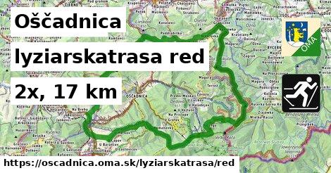 Oščadnica Lyžiarske trasy červená 