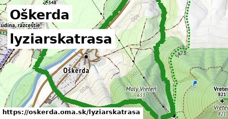 Oškerda Lyžiarske trasy  