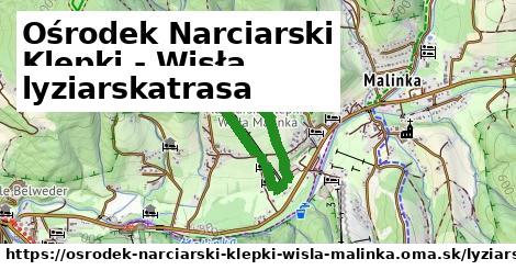 Ośrodek Narciarski Klepki - Wisła Malinka Lyžiarske trasy  
