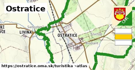 Ostratice Turistické trasy  