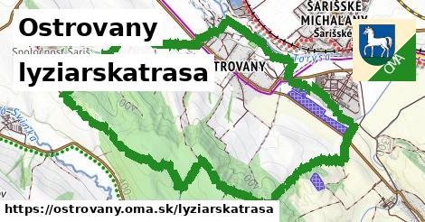 Ostrovany Lyžiarske trasy  