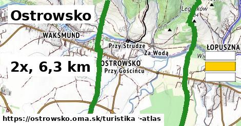 Ostrowsko Turistické trasy  