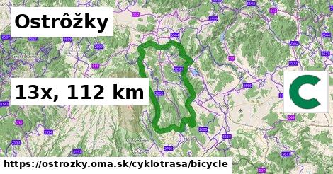 Ostrôžky Cyklotrasy bicycle 