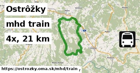 Ostrôžky Doprava train 