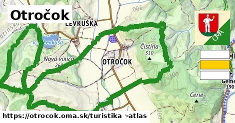 Otročok Turistické trasy  