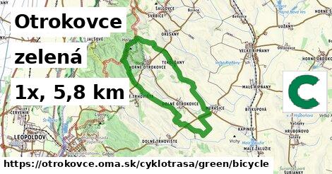 Otrokovce Cyklotrasy zelená bicycle