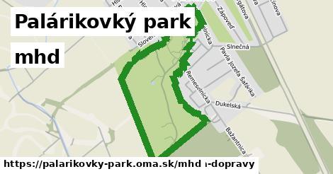 Palárikovký park Doprava  
