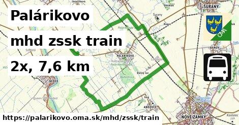 Palárikovo Doprava zssk train