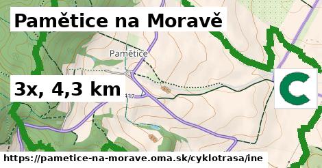 Pamětice na Moravě Cyklotrasy iná 