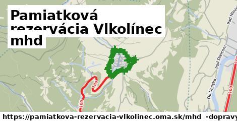 Pamiatková rezervácia Vlkolínec Doprava  