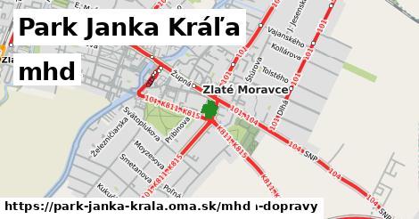 Park Janka Kráľa Doprava  