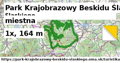 Park Krajobrazowy Beskidu Śląskiego Turistické trasy miestna 