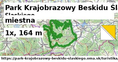 Park Krajobrazowy Beskidu Śląskiego Turistické trasy miestna 