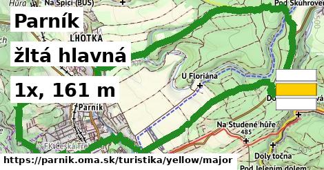 Parník Turistické trasy žltá hlavná