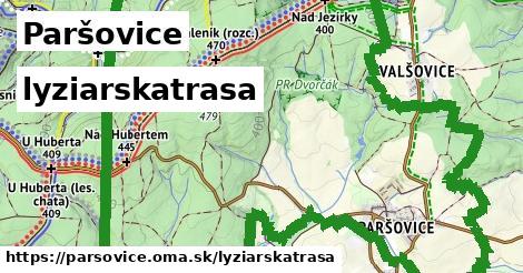 Paršovice Lyžiarske trasy  