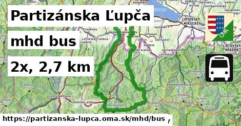 Partizánska Ľupča Doprava bus 