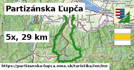 Partizánska Ľupča Turistické trasy iná iná