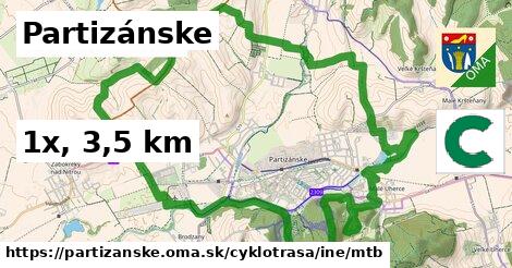 Partizánske Cyklotrasy iná mtb